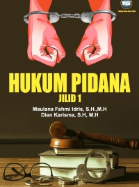 HUKUM PIDANA JILID 1